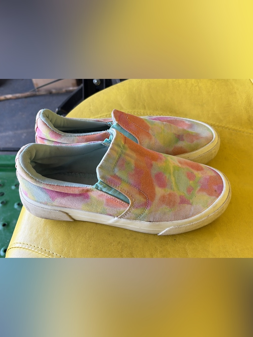 Jenn Ardor Pastel Tie-Dye Slip-On Sneakers Womens 7.5
